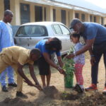 our partners and students planting trees